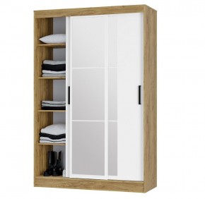 Шкаф-купе Тайм ШКК-03 (крафт/белый) в Стрежевом - strezevoi.mebel24.online | фото 3