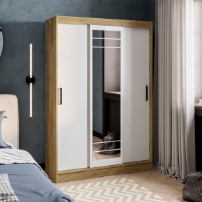 Шкаф-купе Тео ШКК-02 (крафт/белый) в Стрежевом - strezevoi.mebel24.online | фото