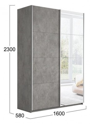 Шкаф-купе Траст СШК 2.160.80-11.13 в Стрежевом - strezevoi.mebel24.online | фото 3