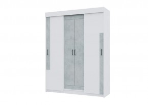 Шкаф-купе VICTOR (Белый-Бетон) в Стрежевом - strezevoi.mebel24.online | фото