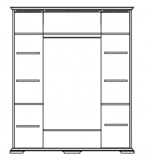 Шкаф Лика (ММ 137-01/04Б) без зеркал в Стрежевом - strezevoi.mebel24.online | фото 4