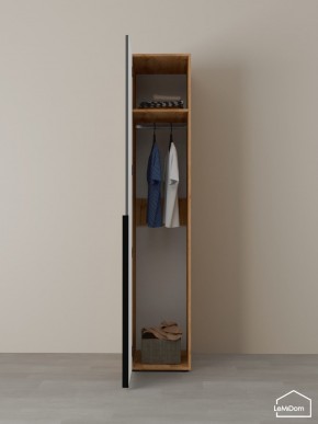 Шкаф Linnea MHR-1 2050х400х510 (ДВ-М 11.1.25) в Стрежевом - strezevoi.mebel24.online | фото 4