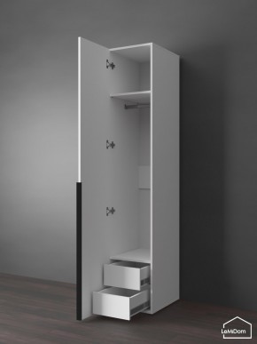 Шкаф Linnea MHR-1-3 2050х400х510 (Белый-М 11.1.1) в Стрежевом - strezevoi.mebel24.online | фото 7