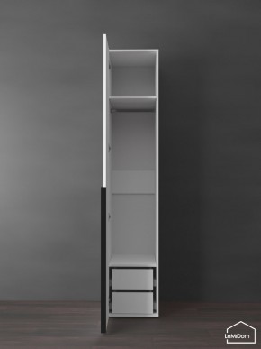 Шкаф Linnea MHR-1-3 2050х400х510 (Белый-М 11.1.2) в Стрежевом - strezevoi.mebel24.online | фото 6