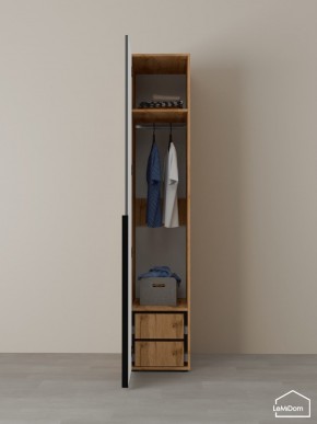 Шкаф Linnea MHR-1-3 2050х400х510 (ДВ-М 11.1.25) в Стрежевом - strezevoi.mebel24.online | фото 5