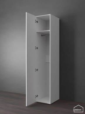Шкаф Linnea MHR-1PO 2050х400х510 (Белый-М 11.1.2) в Стрежевом - strezevoi.mebel24.online | фото 4