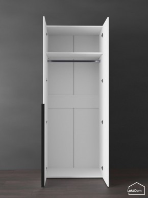 Шкаф Linnea MHR-2 2050х800х510 (Белый-М 11.1.2) в Стрежевом - strezevoi.mebel24.online | фото 4