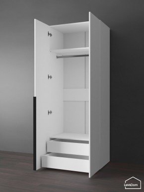 Шкаф Linnea MHR-2-3 2050х800х510 (Белый-М 11.1.1) в Стрежевом - strezevoi.mebel24.online | фото 5
