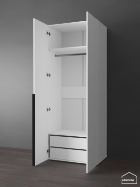 Шкаф Linnea MHR-2-3 2050х800х510 (Белый-М 11.1.2) в Стрежевом - strezevoi.mebel24.online | фото 6