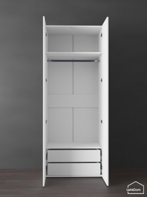 Шкаф Linnea MHR-2PO-3 2050х800х510 (Белый-М 11.1.2) в Стрежевом - strezevoi.mebel24.online | фото 4