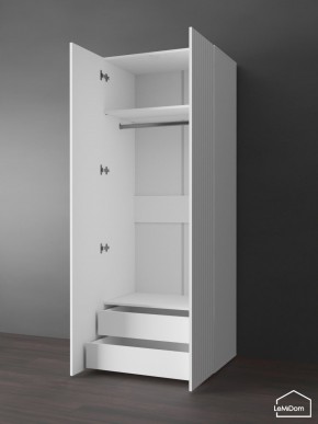 Шкаф Linnea MHR-2PO-3 2050х800х510 (Белый-М 11.1.2) в Стрежевом - strezevoi.mebel24.online | фото 5