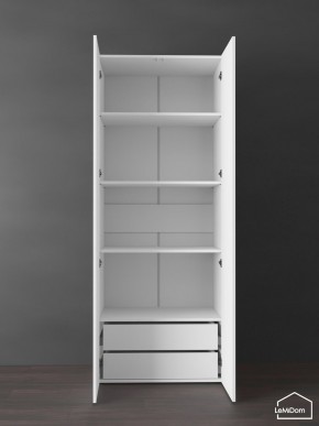 Шкаф Linnea MHR-2PO-4 2050х800х510 (Белый-М 11.1.1) в Стрежевом - strezevoi.mebel24.online | фото 5