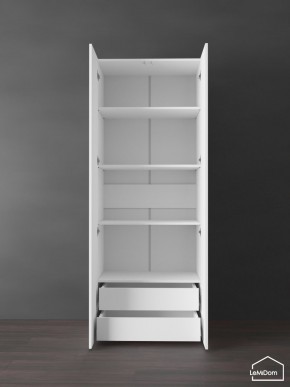 Шкаф Linnea MHR-2PO-4 2050х800х510 (Белый-М 11.1.2) в Стрежевом - strezevoi.mebel24.online | фото 6