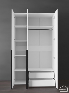Шкаф Linnea MHR-3-2 2050х1200х510 (Белый-М 11.1.2) в Стрежевом - strezevoi.mebel24.online | фото 6