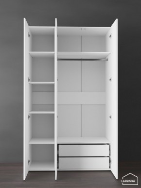 Шкаф Linnea MHR-3PO-2 2050х1200х510 (Белый-М 11.1.1) в Стрежевом - strezevoi.mebel24.online | фото 6