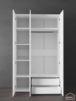 Шкаф Linnea MHR-3PO-2 2050х1200х510 (Белый-М 11.1.2) в Стрежевом - strezevoi.mebel24.online | фото 5