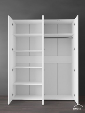 Шкаф Linnea MHR-4PO-1 2050х1600х510 (Белый-М 11.1.2) в Стрежевом - strezevoi.mebel24.online | фото 4