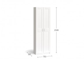 Шкаф МАКС двухдверный узкий, цвет белый в Стрежевом - strezevoi.mebel24.online | фото 3