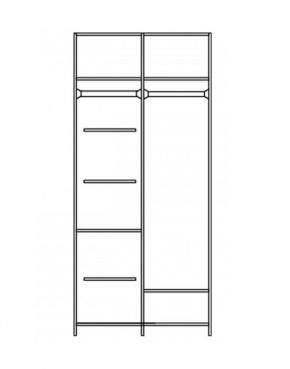 Шкаф Нинель ММ-167-01/03 в Стрежевом - strezevoi.mebel24.online | фото 3