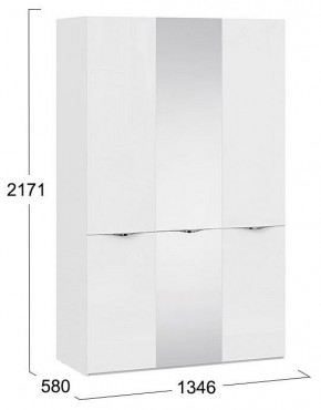 Шкаф платяной Глосс СМ-319.07.432 в Стрежевом - strezevoi.mebel24.online | фото 4