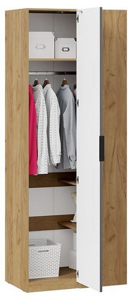 Шкаф платяной Хилтон в Стрежевом - strezevoi.mebel24.online | фото 3