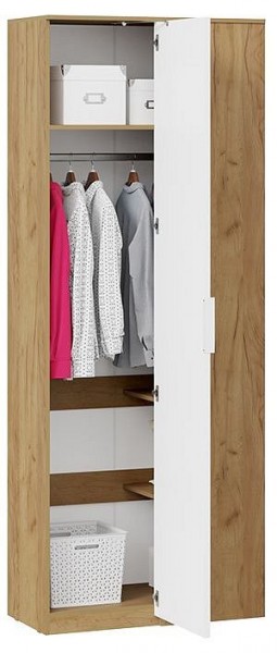 Шкаф платяной Хилтон в Стрежевом - strezevoi.mebel24.online | фото 3