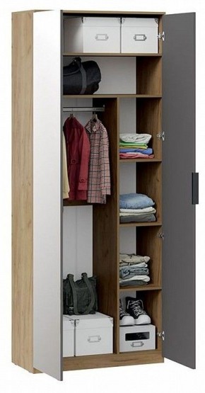 Шкаф платяной Хилтон Исп. 2.1 в Стрежевом - strezevoi.mebel24.online | фото 4