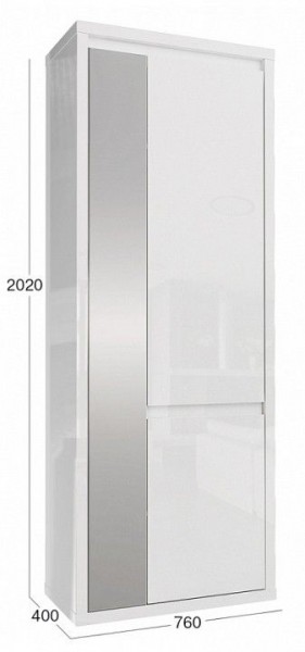 Шкаф платяной Норден СТЛ.413.01 в Стрежевом - strezevoi.mebel24.online | фото 3