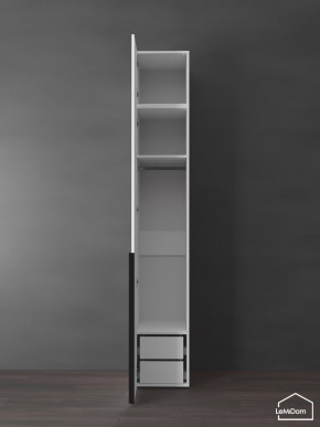 Шкаф с антресолью Linnea MHR-1A-3 2450х400х510 (Белый-М 11.1.1) в Стрежевом - strezevoi.mebel24.online | фото 5