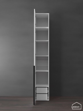 Шкаф с антресолью Linnea MHR-1A-4 2450х400х510 (Белый-М 11.1.2) в Стрежевом - strezevoi.mebel24.online | фото 6