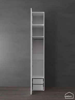 Шкаф с антресолью Linnea MHR-1POA-3 2450х400х510 (Белый-М 11.1.1) в Стрежевом - strezevoi.mebel24.online | фото 5