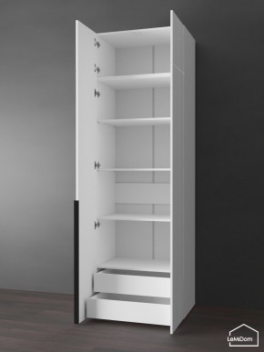 Шкаф с антресолью Linnea MHR-2A-4 2450х800х510 (Белый-М 11.1.1) в Стрежевом - strezevoi.mebel24.online | фото 5