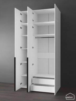 Шкаф с антресолью Linnea MHR-3A-2 2450х1200х510 (Белый-М 11.1.2) в Стрежевом - strezevoi.mebel24.online | фото 5