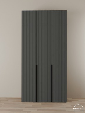 Шкаф с антресолью Linnea MHR-3A-2 2450х1200х510 (Графит-М 11.1.25) в Стрежевом - strezevoi.mebel24.online | фото 1