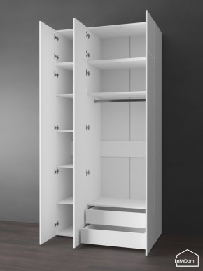 Шкаф с антресолью Linnea MHR-3POA-2 2450х1200х510 (Белый-М 11.1.1) в Стрежевом - strezevoi.mebel24.online | фото 5