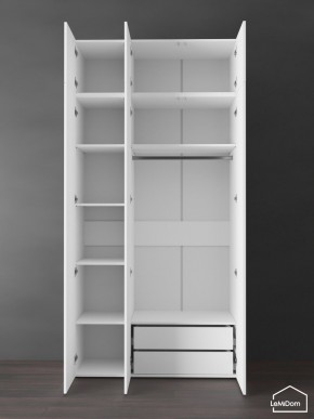 Шкаф с антресолью Linnea MHR-3POA-2 2450х1200х510 (Белый-М 11.1.2) в Стрежевом - strezevoi.mebel24.online | фото 6