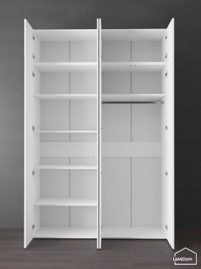 Шкаф с антресолью Linnea MHR-4POA-1 2450х1600х510 (Белый-М 11.1.1) в Стрежевом - strezevoi.mebel24.online | фото 4