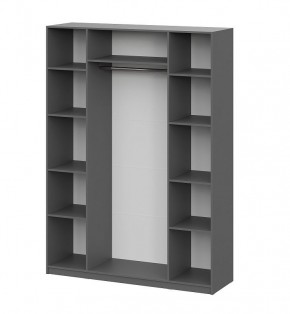 Шкаф ШК-5 (1600) Графит серый в Стрежевом - strezevoi.mebel24.online | фото 3
