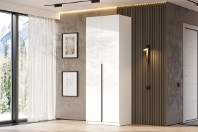 Шкаф ШК-5 + 2 полки (800) Белый текстурный в Стрежевом - strezevoi.mebel24.online | фото 2