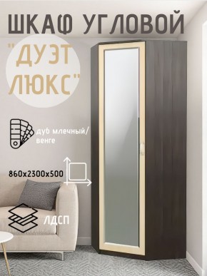 Шкаф угловой Дуэт Люкс с зеркалом в Стрежевом - strezevoi.mebel24.online | фото 5