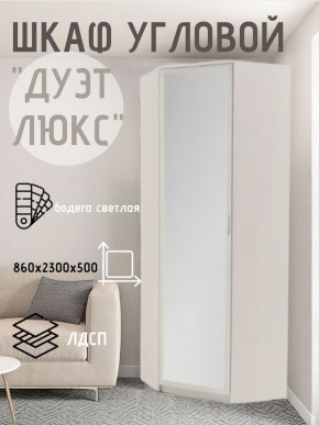 Шкаф угловой Дуэт Люкс с зеркалом в Стрежевом - strezevoi.mebel24.online | фото 6