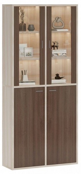 Шкаф-витрина Домино СУ(ш2в2)+2ФС+2ФГ в Стрежевом - strezevoi.mebel24.online | фото 2