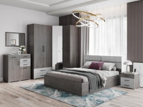 Спальня Теана Ясень Анкор темный/Мрамор лайт в Стрежевом - strezevoi.mebel24.online | фото