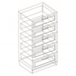 Спальный гарнитур Александрия (модульный) в Стрежевом - strezevoi.mebel24.online | фото 23
