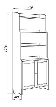 Стеллаж 20 Вествик, массив сосны, цвет белый в Стрежевом - strezevoi.mebel24.online | фото 2