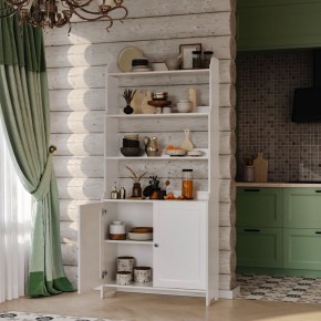 Стеллаж 20 Вествик, массив сосны, цвет белый в Стрежевом - strezevoi.mebel24.online | фото 4