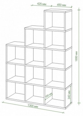 Стеллаж Бартоло СЛД 5 в Стрежевом - strezevoi.mebel24.online | фото 3