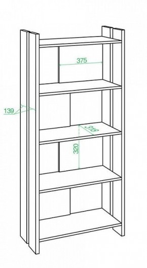 Стеллаж Домино Лайт СТЛ-ОВ в Стрежевом - strezevoi.mebel24.online | фото 2