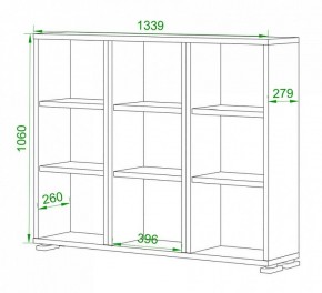 Стеллаж Домино нельсон ПУ-60-1 в Стрежевом - strezevoi.mebel24.online | фото 2