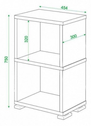 Стеллаж Домино СБ-15/2 в Стрежевом - strezevoi.mebel24.online | фото 2